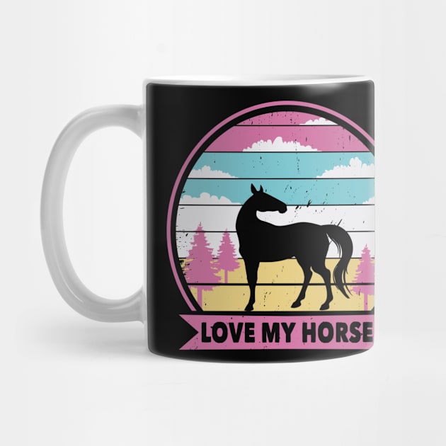 Love my horse retro by POS